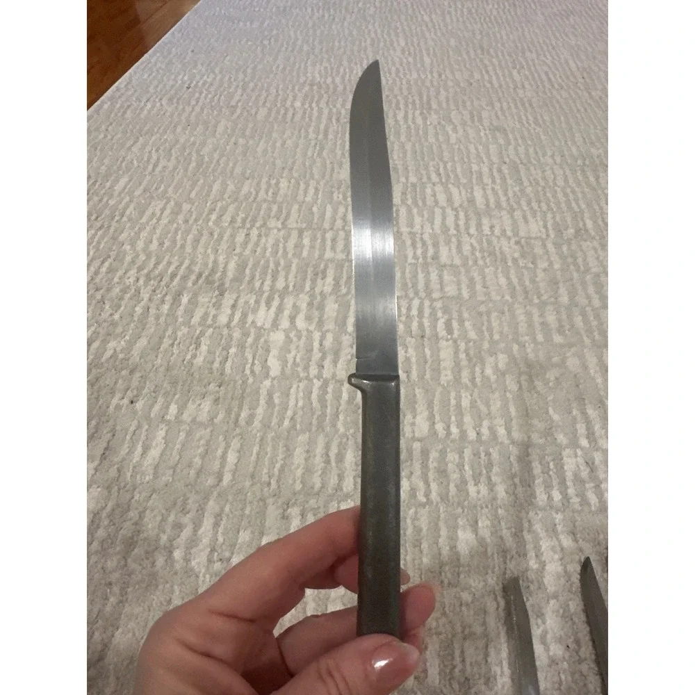 Set of 4 Stainless Steel Table Knives Utensils Kitchen‎ Dining Tools